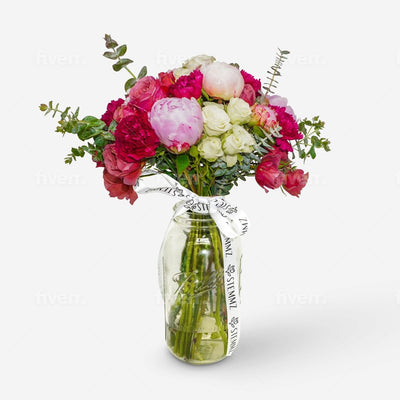 Imagine Elegant Bouquet of Flowers