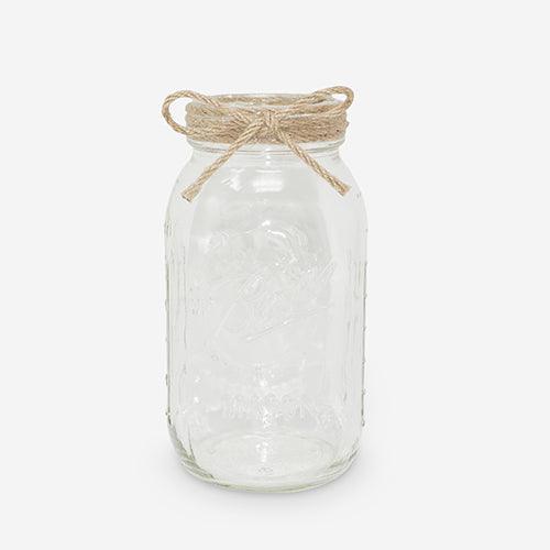 Clear Mason Jar Vase