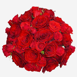 Love You More Red Roses Bouquet
