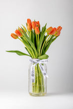 Load image into Gallery viewer, Beautiful Orange Tulips Bouquet
